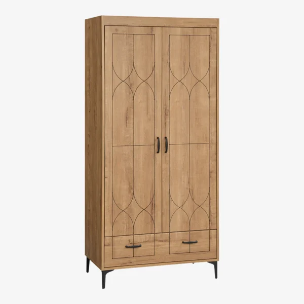 Mosse Wardrobe 2 Doors with Drawer 1.7M