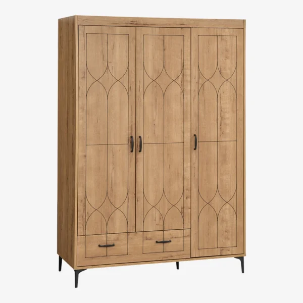 Mosse Wardrobe 3 Doors with Drawer 1.7M